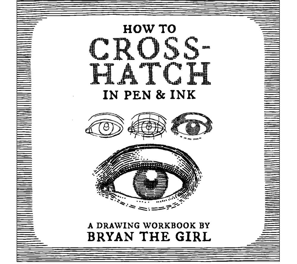 how to crosshatch in pen and ink