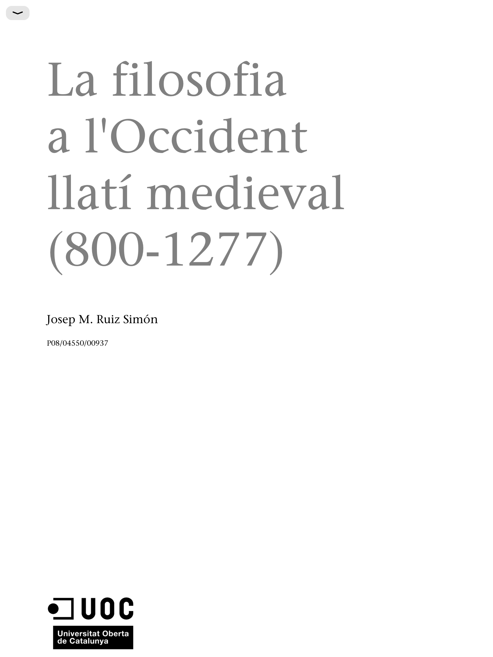 La filosofia a l'Occident llatí medieval (800-1277)