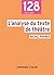 L'Analyse du Texte de Théâtre
