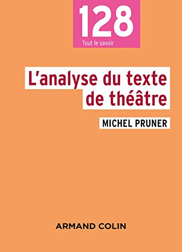 L'Analyse du Texte de Théâtre (Paperback)