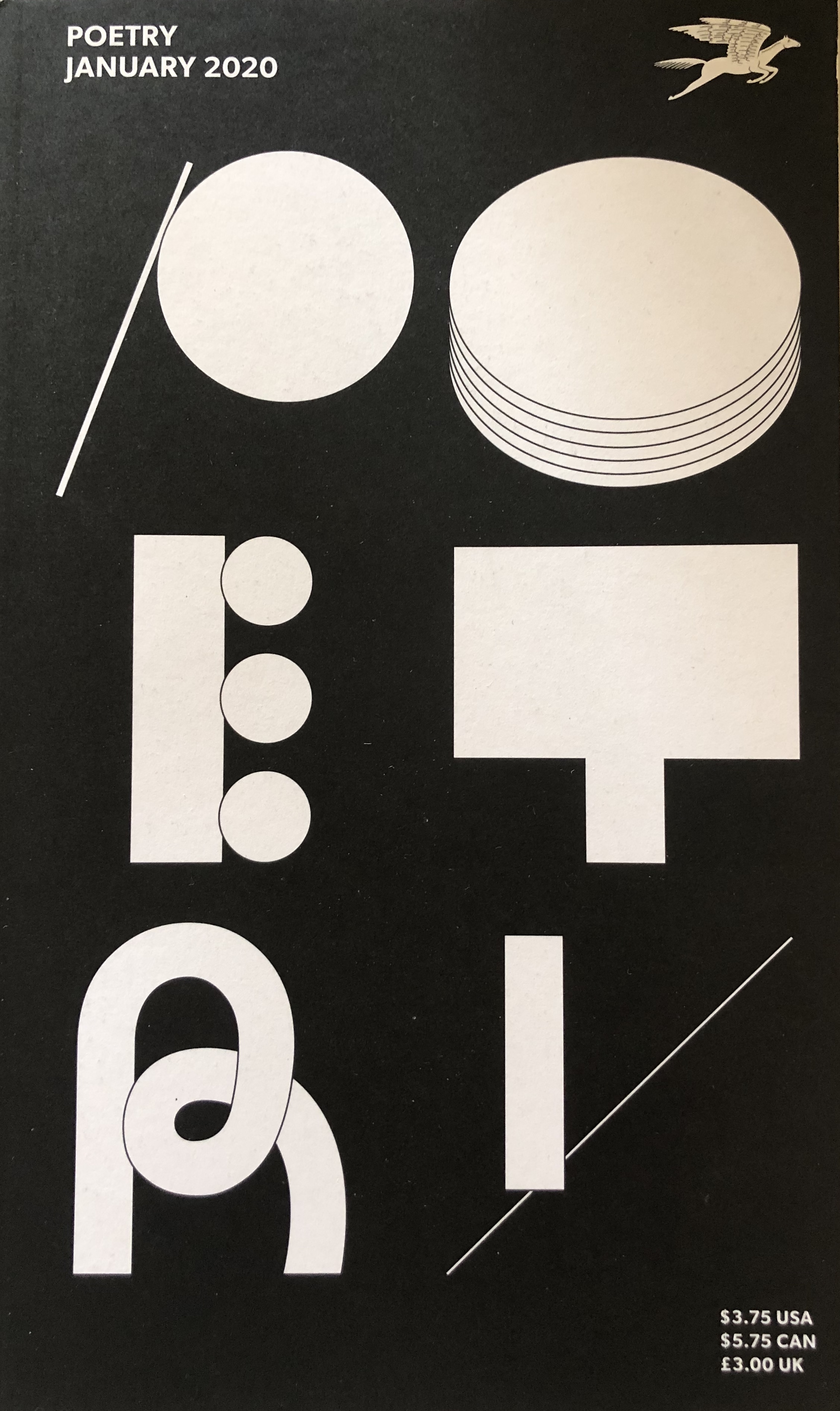 Poetry Foundation Magazine, January 2020 (Perfectbound)