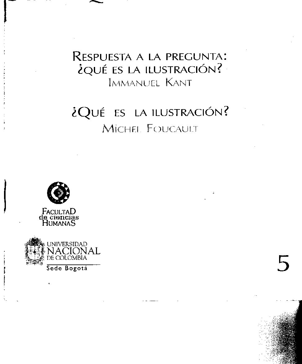 Respuesta a la pregunta: ¿Qué es la ilustración? ¿Qué es la Ilustración? (Colección Señal que cabalgamos, #5)