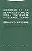 Lecciones de fenomenología de la conciencia interna del tiempo (Filosofia/ Philosophy) (Spanish Edition)