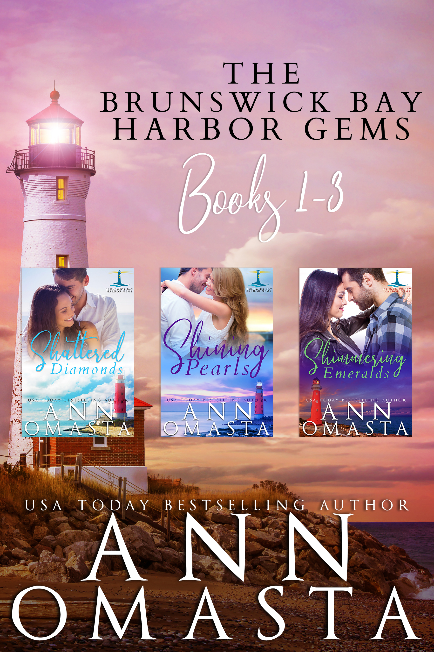 Brunswick Bay Harbor Gems: Shattered Diamonds / Shining Pearls / Shimmering Emeralds (Brunswick Bay Harbor Gems, #1-3)