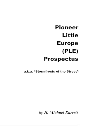 Pioneer Little Europe (PLE) Prospectus