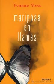 Portada de Mariposa en llamas, de Yvonne Vera
