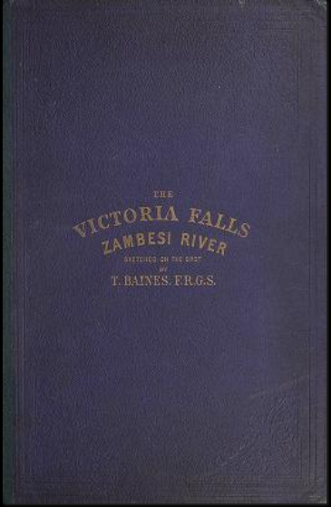 The Victoria Falls, Zambesi River: sketched on the spot (during the journey of J Chapman & T. Baines)