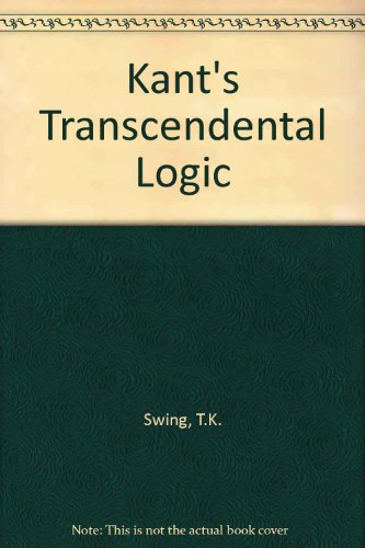 Kant's Transcendental Logic (Hardcover)