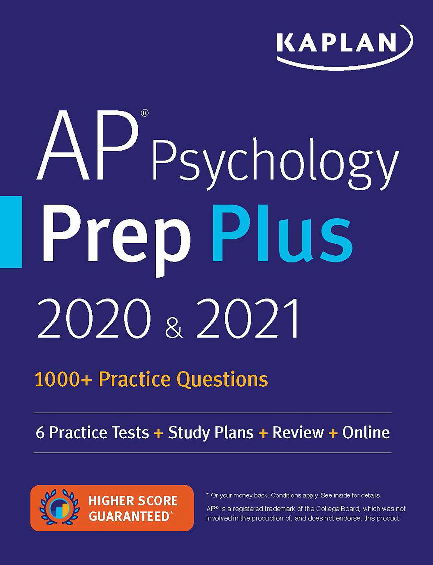 AP Psychology Prep Plus 2020  2021: 6 Practice Tests + Study Plans + Review + Online (Paperback)