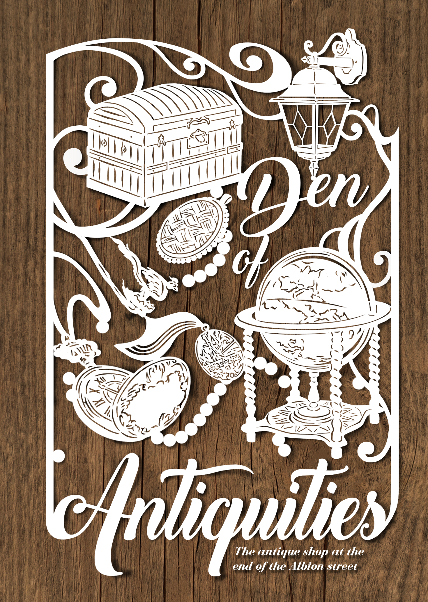 Den of Antiquities: The Antique Shop at The End The Albion Street (แอนโธร้านของเก่า, #1)