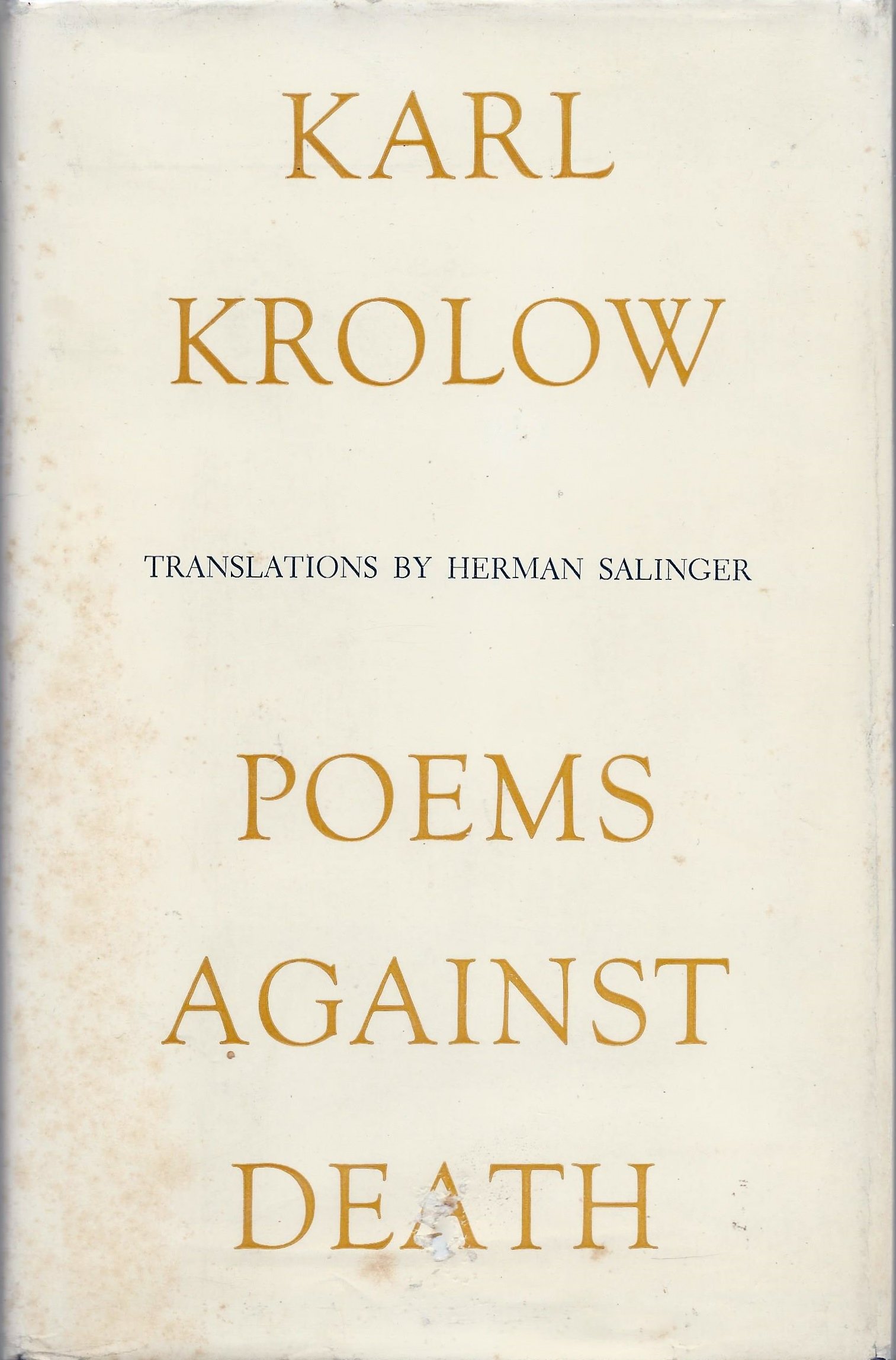 Poems against Death