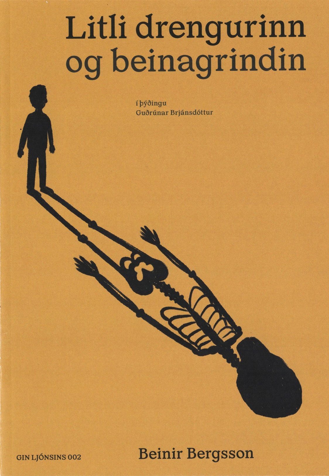 Litli drengurinn og beinagrindin