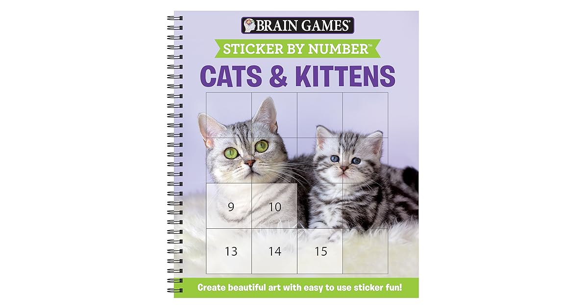 Sticker by Number Cats and Kittens by Publications International