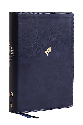 NKJV, Lucado Encouraging Word Bible, Leathersoft, Blue, Thumb Indexed, Comfort Print: Holy Bible, New King James Version