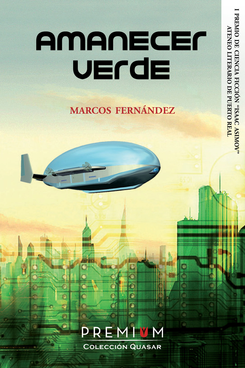 Portada de Amanecer Verde, de Marcos Fernández