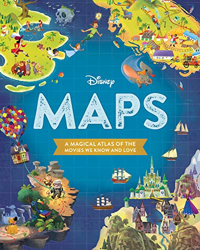 Disney Maps: A Magical Atlas of the Movies We Know and Love (Hardcover)