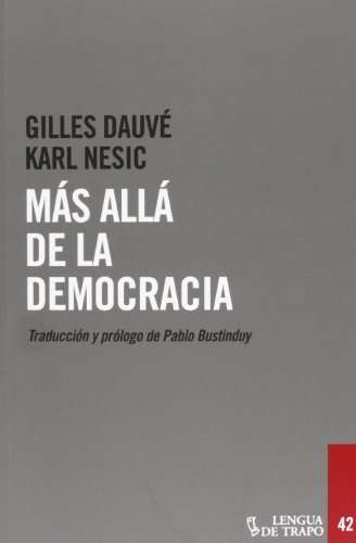 Más allá de la democracia (Paperback)