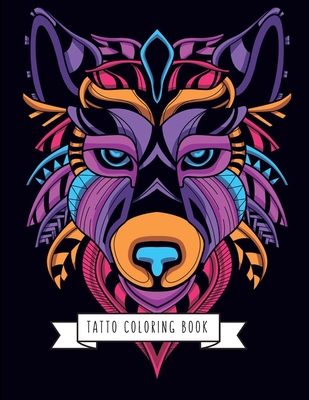 Tatto Coloring Book: Tatto Gifts for Kids 4-8, Girls or Adult Relaxation | Stress Relief Turkey lover Birthday Coloring Book Made in USA