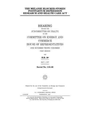 The Melanie Blocker-Stokes Postpartum Depression Research and Health Care Act