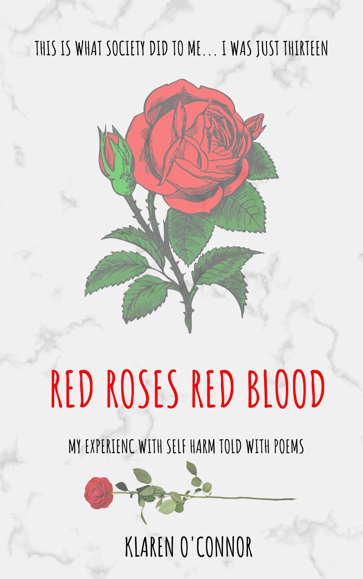 Red roses red blood