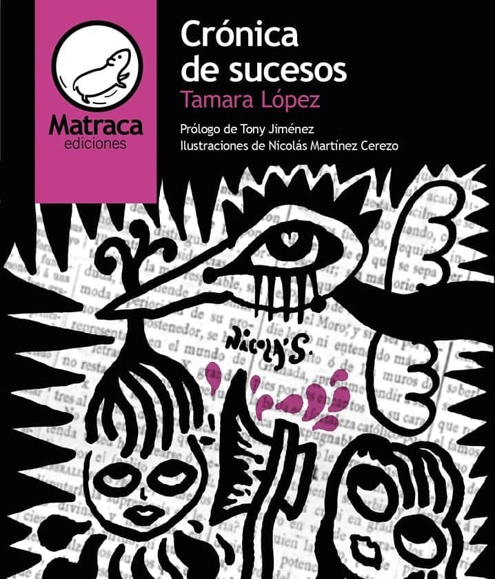 Portada de Crónica de sucesos, de Tamara López