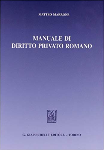 Manuale di diritto privato romano (Paperback)
