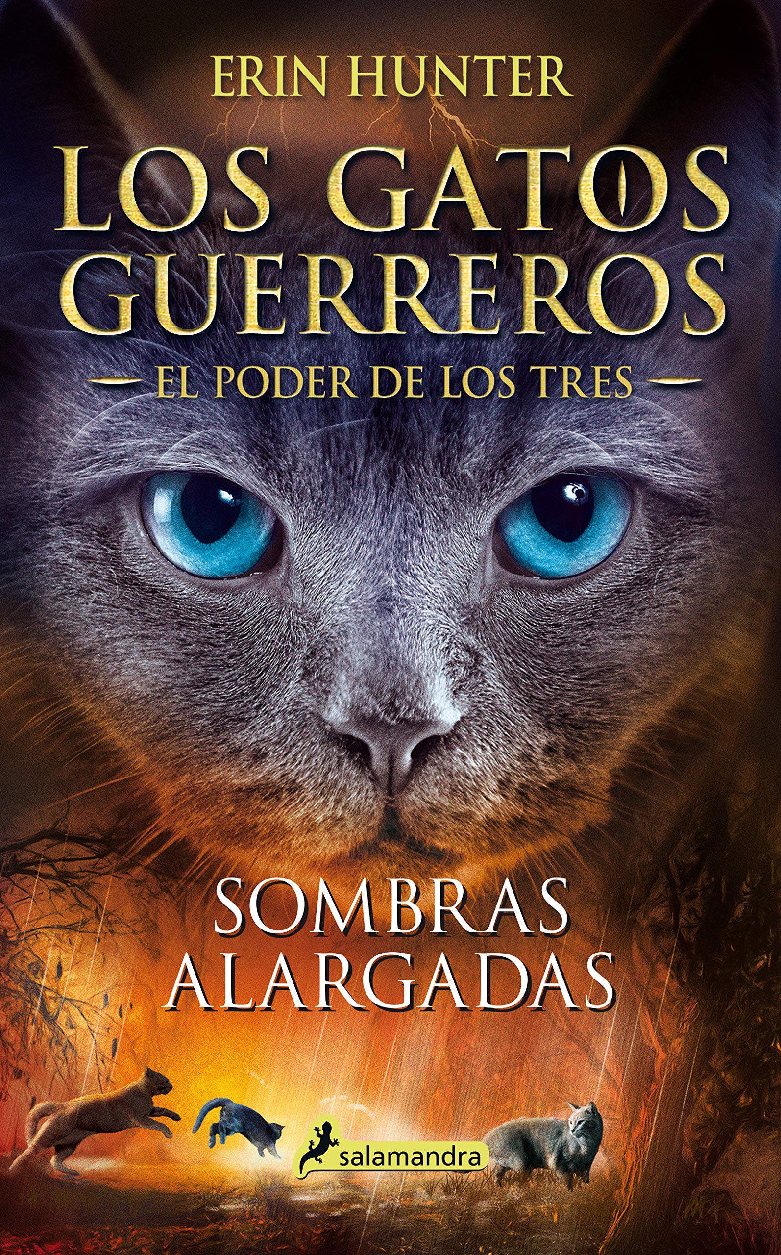 Portada de Sombras alargadas, de Erin Hunter