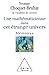 A Female Mathematician in this Strange Universe / Une mathématicienne dans cet étrange Univers: Mémoires (Oj.Sciences) (French Edition)