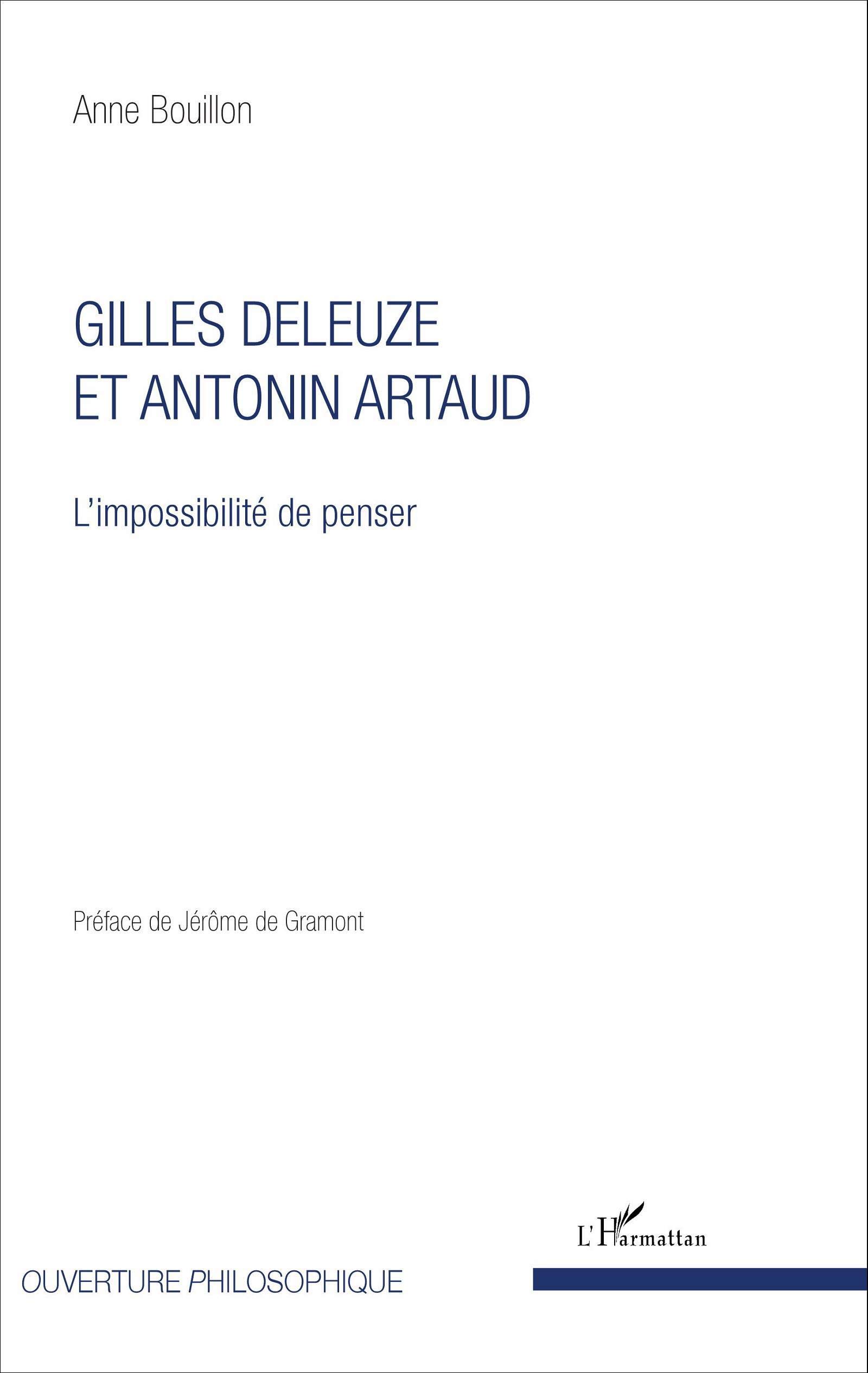 Gilles Deleuze et Antonin Artaud: L'impossibilité De Penser