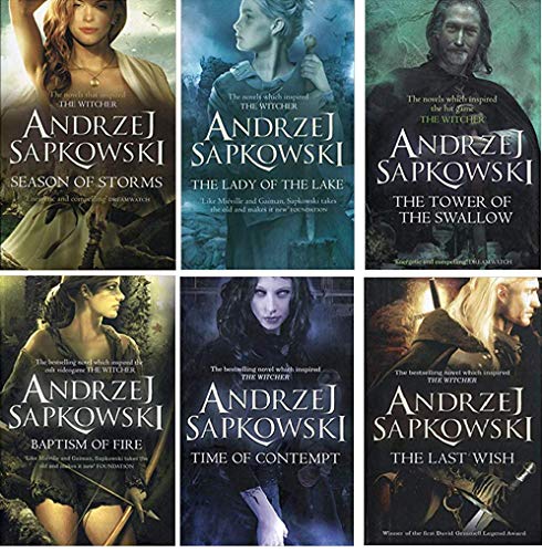 Andrzej Sapkowski Witcher Series Collection 6 Books Set