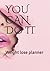 YOU CAN DO IT: Weight lose planner