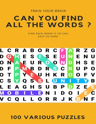 train your brain can you find all the words find each word if yo can easy