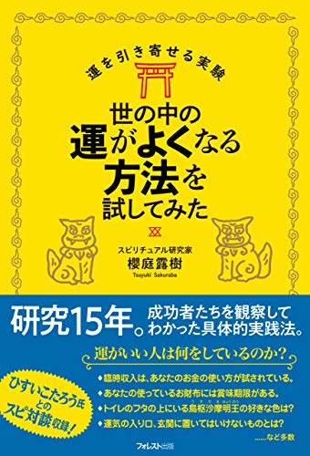 世の中の運がよくなる方法を試してみた (Japanese Edition)
