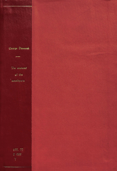 The Anatomy of the Mouth-Parts and of the Sucking Apparatus of Some Diptera (Hardcover)