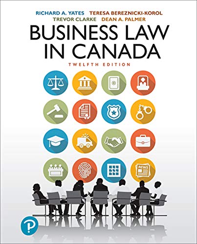 Business Law in Canada (Kindle Edition)
