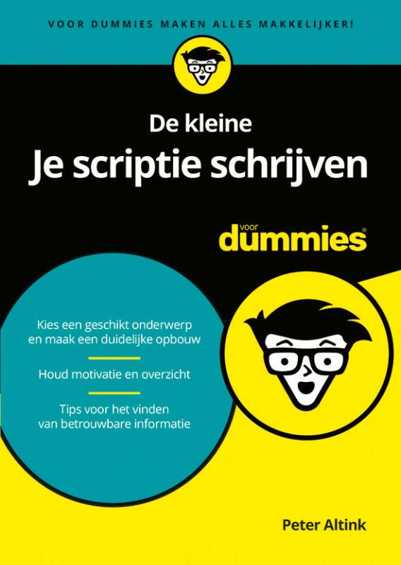De kleine Je scriptie schrijven voor dummies