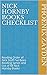Nick Hornby Books Checklist: Reading Order of Nick Stuff I've Been Reading Series and List of All Nick Hornby Books