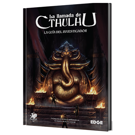 Portada de La llamada de Cthulhu. Guía del investigador, de Mike Mason