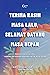 Terima Kasih Masa Lalu, Selamat Datang Masa Depan by Rezky Firmansyah