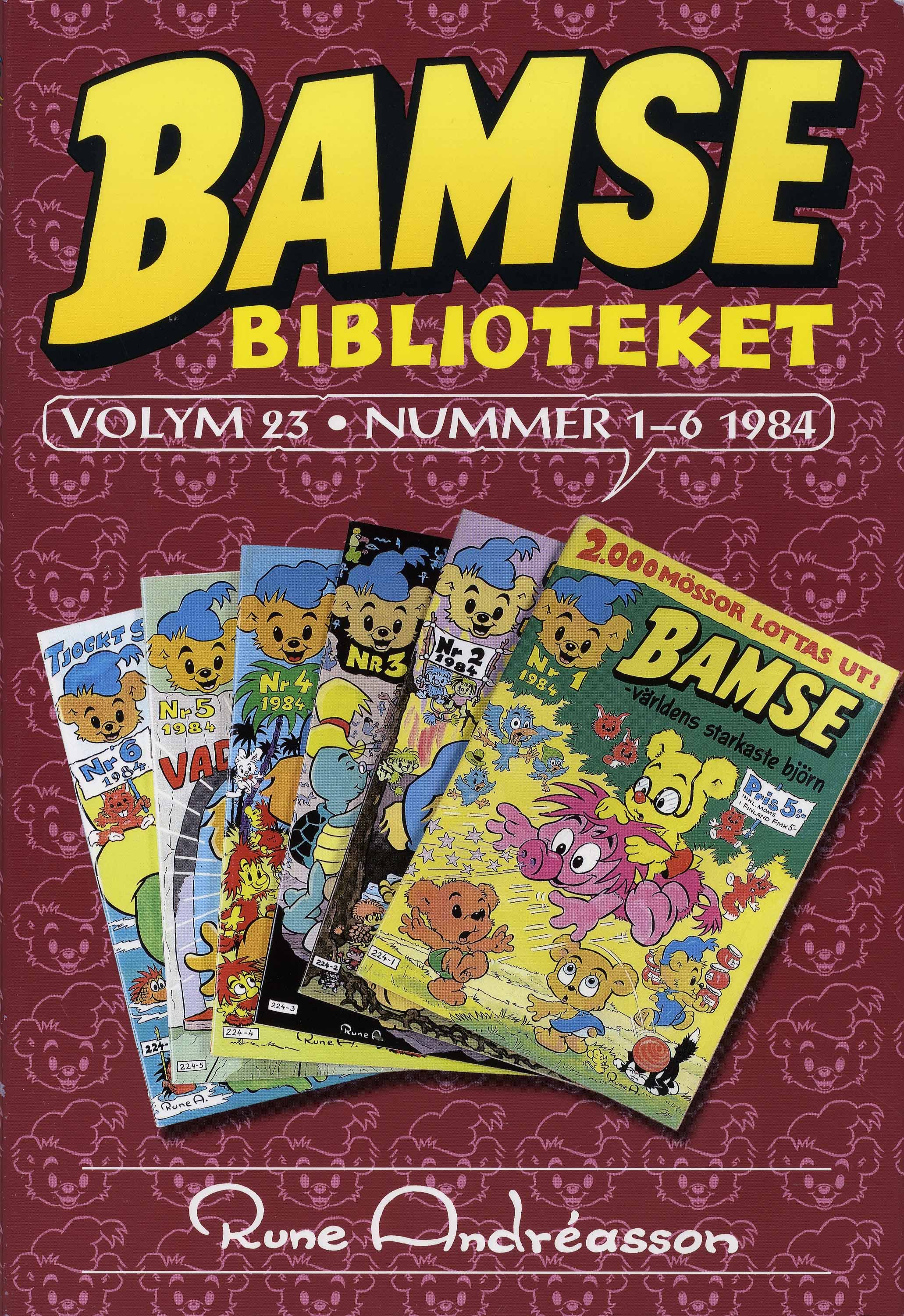Bamsebiblioteket. Vol. 23, Nummer 1-6 1984 (Hardcover)