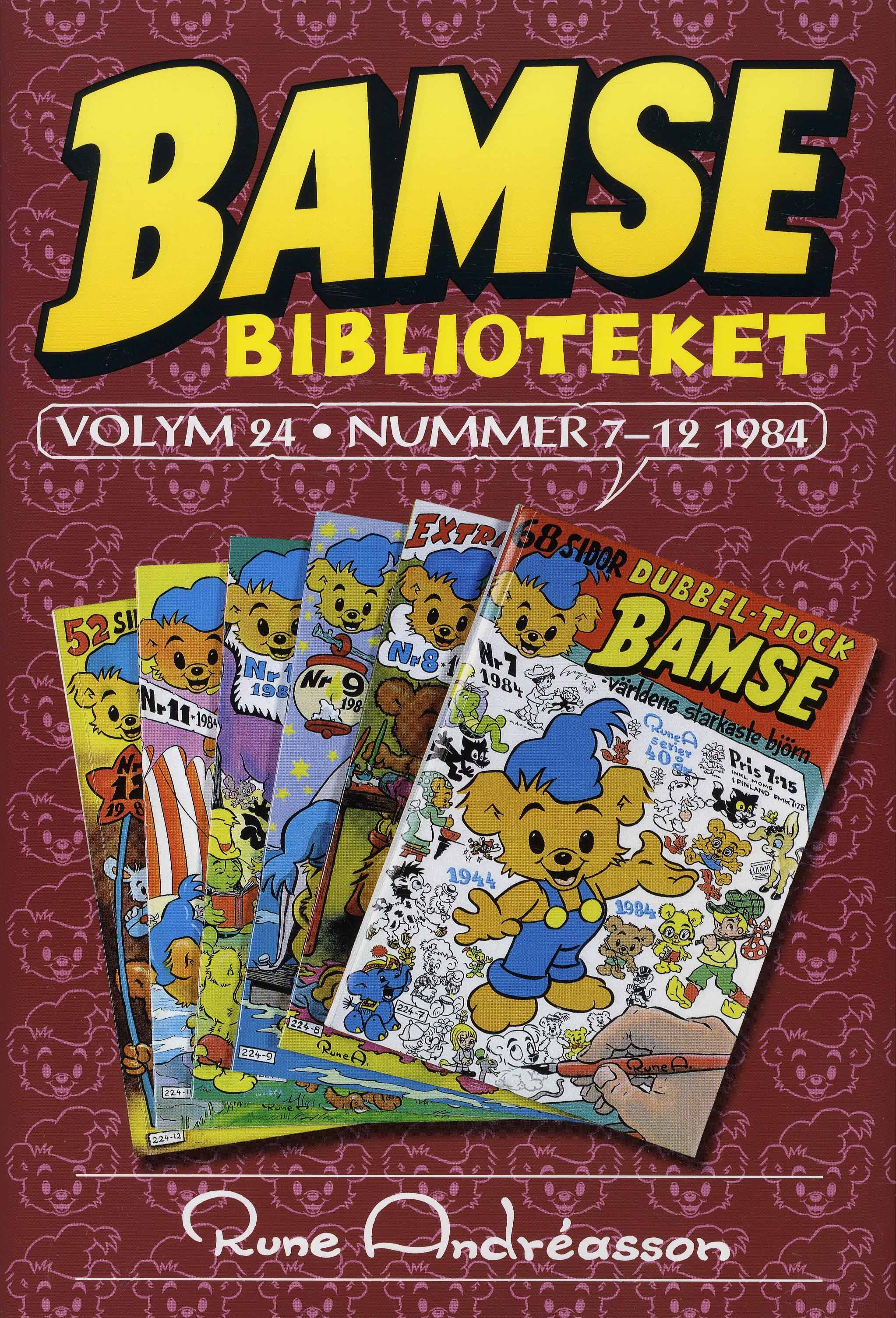 Bamsebiblioteket. Vol. 24, Nummer 7-12 1984 (Hardcover)