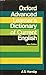 Oxford Advanced Learner's Dictionary of Current English