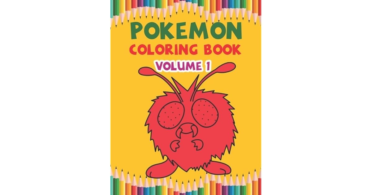 Pokemon coloring book valume 1 pokemon activity book for kids 