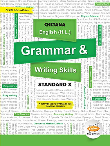 Std. 10 Chetana English Grammar & Writing Skills (Paperback)