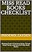 Miss Read Books Checklist by Phoenix Zayden