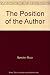The Position of the Author