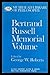 Bertrand Russell memorial volume (Muirhead library of philosophy)