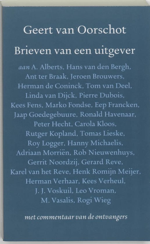 Brieven van een uitgever (Paperback)
