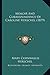 Memoir And Correspondence Of Caroline Herschel (1879)