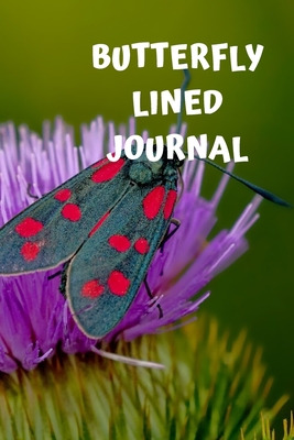 Butterfly Lined Journal: Cool Colourful Lined Journal, 120 Pages, 6 x 9, Blank Butterfly Journal To Write In